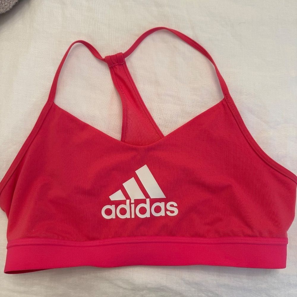 adidas Women's All Me Badge Sports Bra - Picture 2 of 3